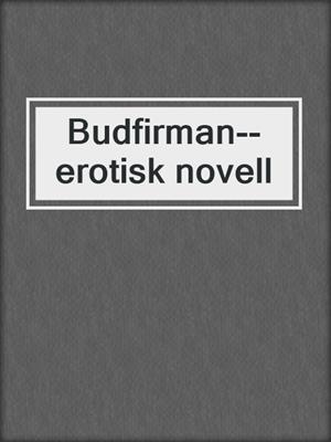 cover image of Budfirman--erotisk novell