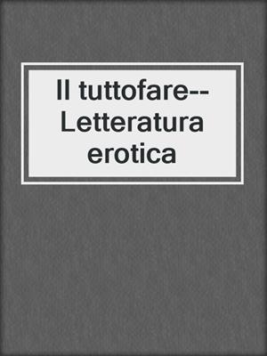 cover image of Il tuttofare--Letteratura erotica